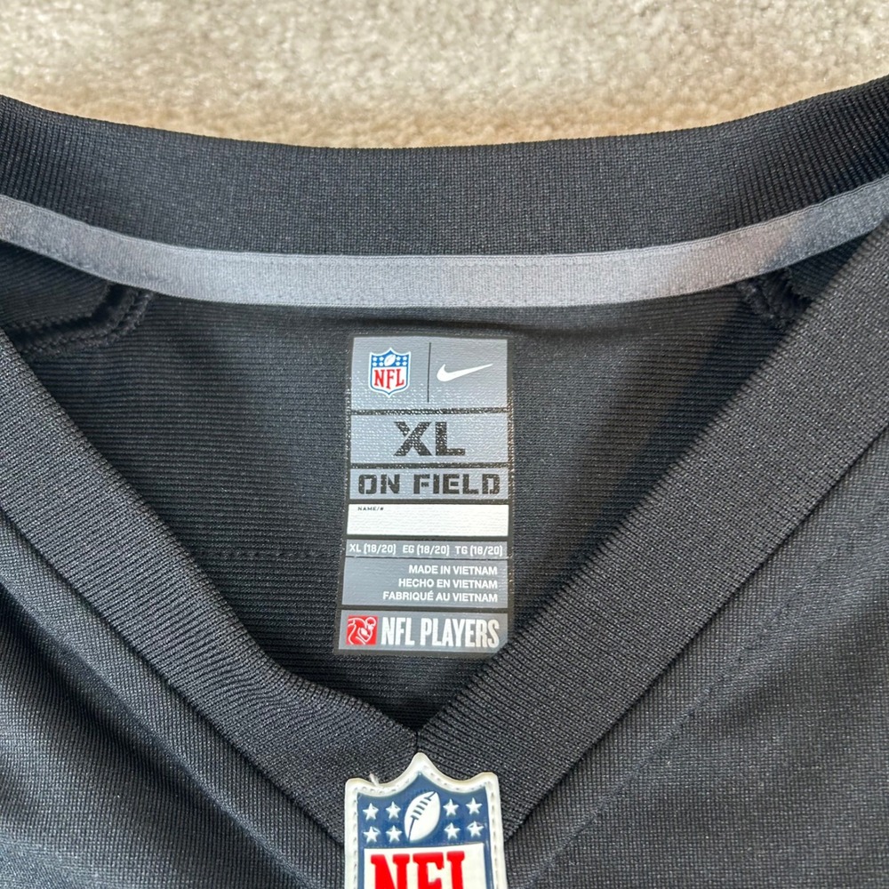 Nike Pittsburgh Steelers Jersey Youth XL Black JuJu Smith-Schuster 19 NFL - Picture 5 of 13